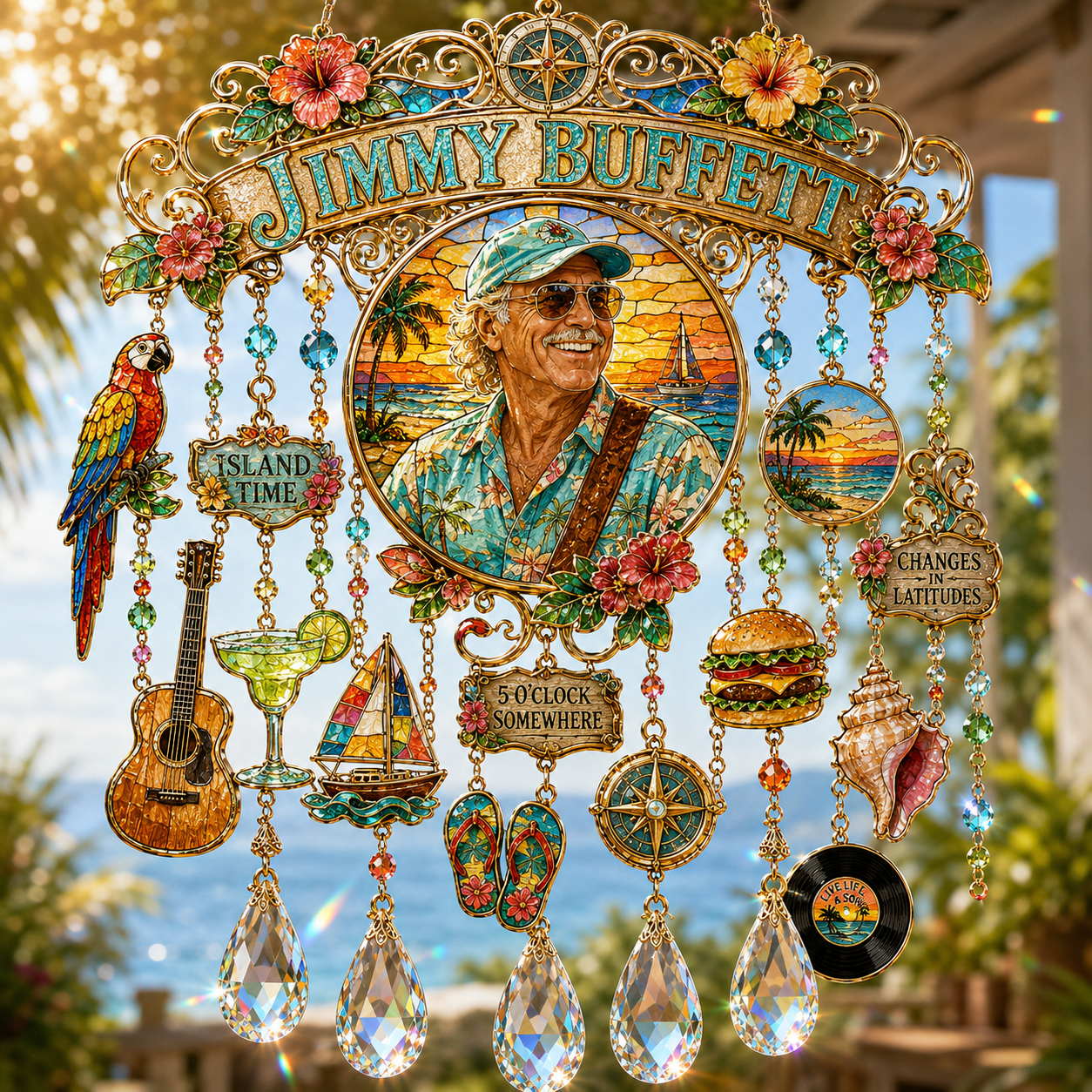 Premium TWOZ Crystal Wind Chime LNTH