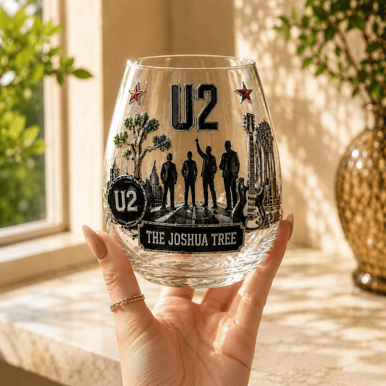 Premium U2B Wine Glass Cup PTT