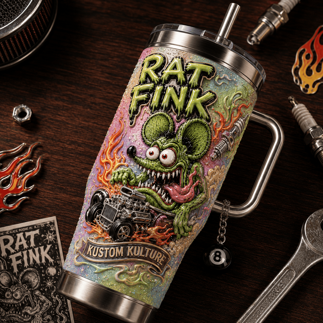 RFK 40oz Tumbler With Handle TTNL