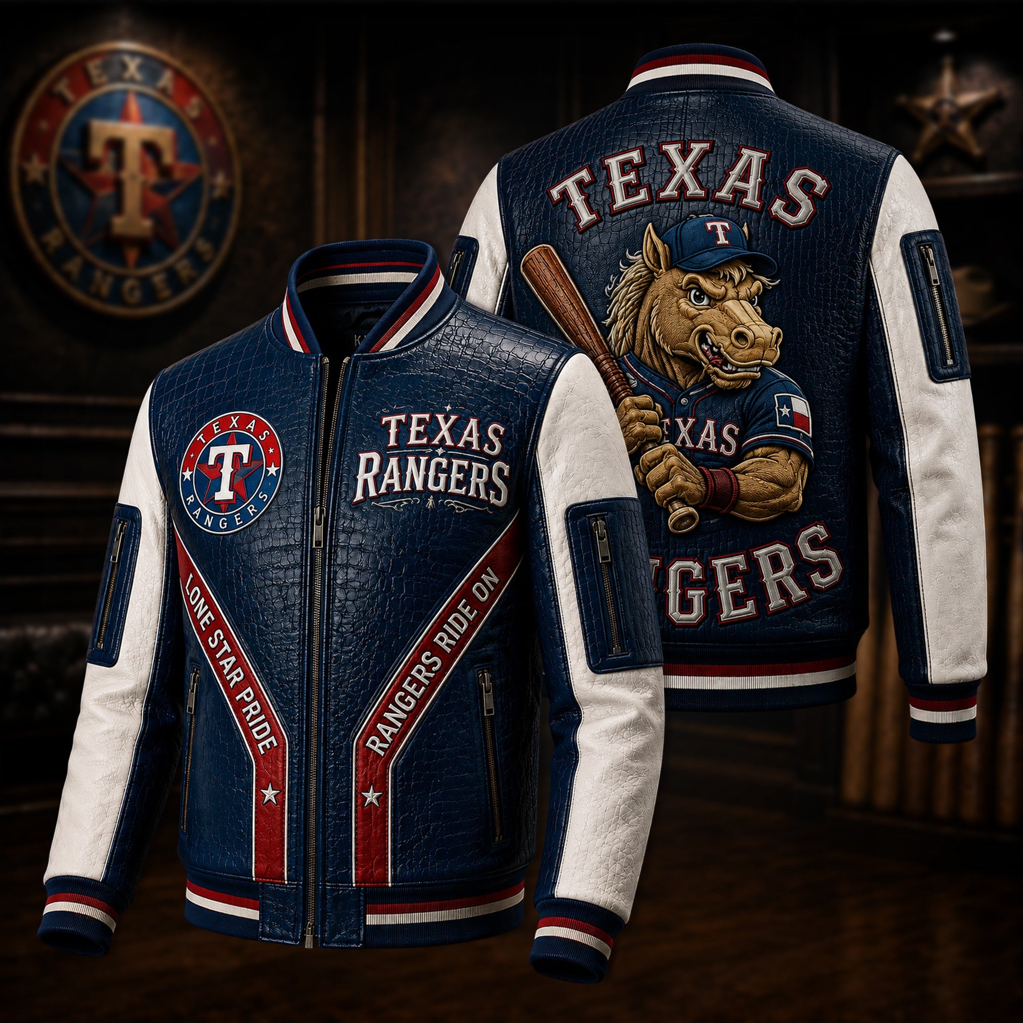 Premium TXG Leather Zipper Jacket TTMH